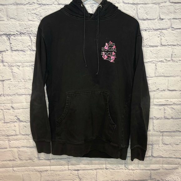 Anti Social Social Club Other - Kkoch Anti Social Social Club Hoodie Pink/black